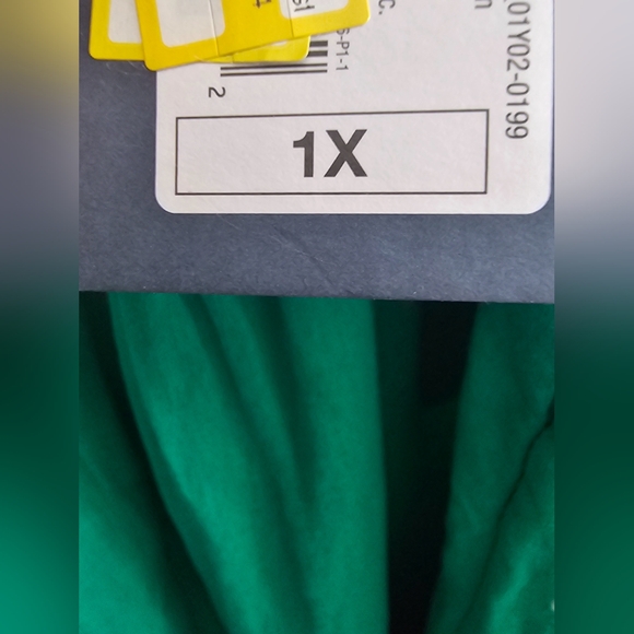 Women's Tie Waist Button-Front Midi Skirt - Universal Thread Size 1x - Picture 5 of 7